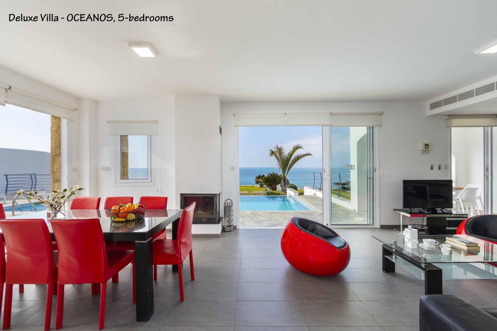 Blue Coral Beach Villas Three Exclusive Villas - Poseidon - Nautilus - Oceanos - And - Baby Coral Bungalow คอรัลเบย์ ภายนอก รูปภาพ